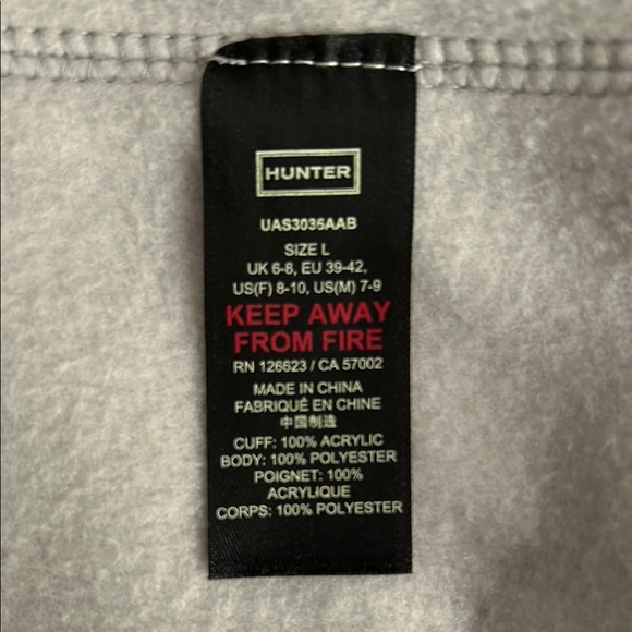 HUNTER 6 Stitch Cable Tall Boot Socks NIB Black or Tan sz Large - Picture 3 of 9